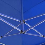 vidaXL Tente de réception pliable Aluminium 6 x 3 m Bleu