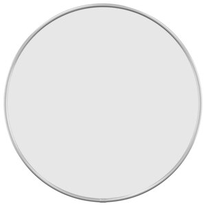 vidaXL Miroir mural Argenté Ø 40 cm Rond
