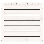 vidaXL Boîte de jardin blanc 101x50 5x46 5 cm bois massif de pin