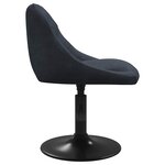 vidaXL Chaises pivotantes à manger lot de 6 gris foncé velours