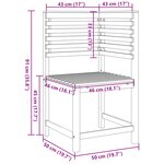 Ensemble de banc de jardin 5 pièces en bois d'acacia vidaXL