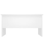 vidaXL Table basse blanc 80x50x42 5 cm bois d'ingénierie