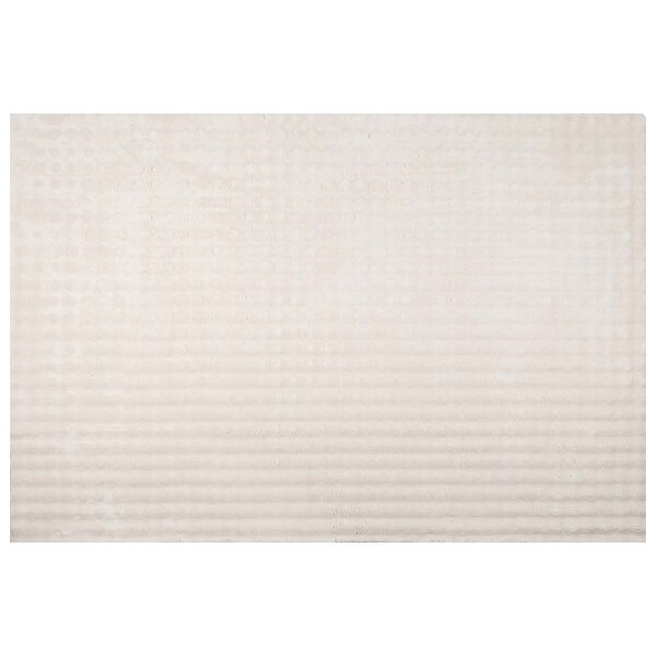 vidaXL Tapis de surface HUARTE Beige 170 x 120 cm Polyester