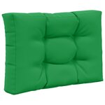 vidaXL Coussin de canapé d'extérieur 3 Pièces Vert Polyester