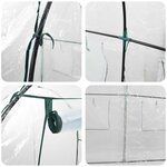 vidaXL Serre avec cadre 160 x 200 x 192 5 cm PVC Transparent
