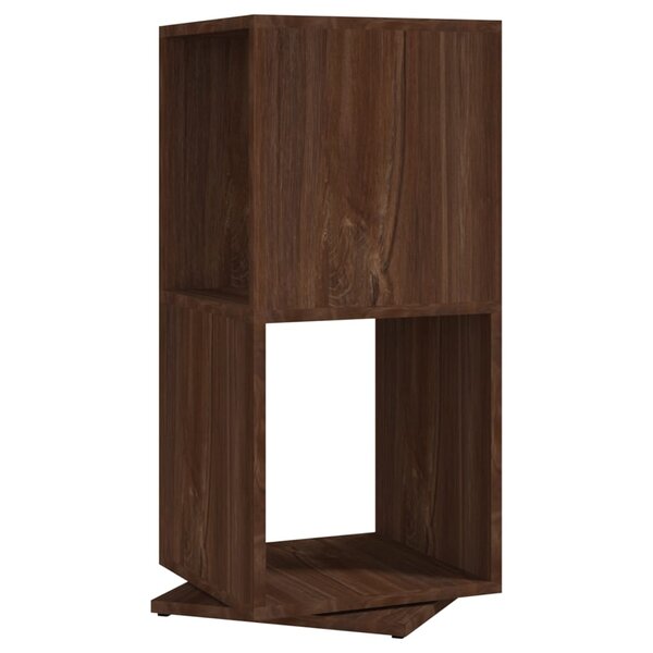 vidaXL Armoire rotative Chêne marron 34 5x34 5x75 5 cm bois ingénierie