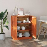 vidaXL Buffet Brun Ciré 65 5 x 40 x 75 cm Pin massif