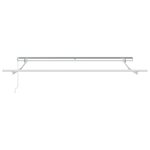vidaXL Auvent Rétractable Manuel Multicolore 300x250 cm