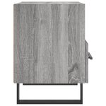 vidaXL Table de chevet sonoma gris 40x35x47 5 cm bois d’ingénierie