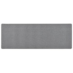vidaXL Tapis de couloir Gris foncé 80x250 cm