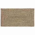 vidaXL Tapis de surface Rectangulaire Naturel et Noir 60 x 110 cm Jute