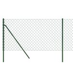 vidaXL Clôture en mailles de chaîne vert 0 8x10 m