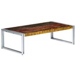 vidaXL Table basse 120x60x35 cm Bois de récupération solide