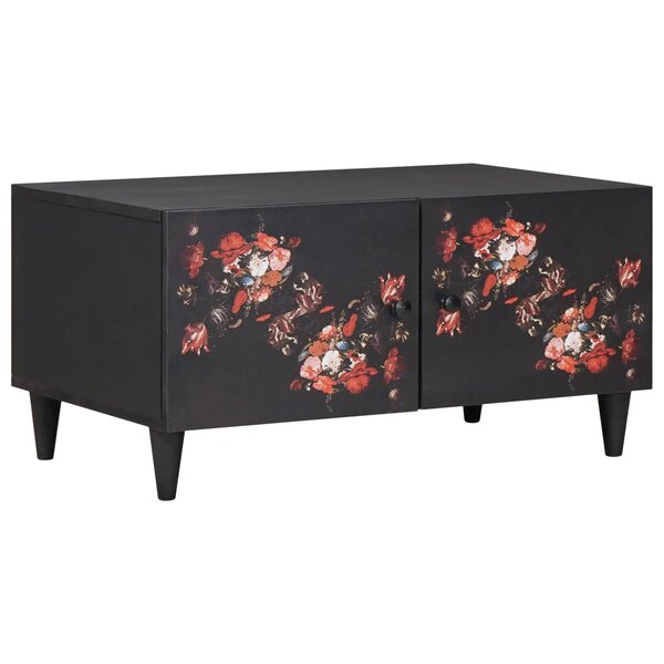 vidaXL Table basse Multicolore 80 x 50 x 40 cm Bois de mangue massif