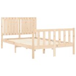 vidaXL Cadre de lit sans matelas 120x200 cm bois de pin massif
