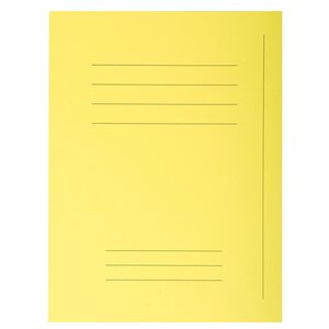 Paquet 50 Chemises Forever® 220 100  Recyclé Avec Impression - 24x32cm - Jaune - X 5 - Exacompta