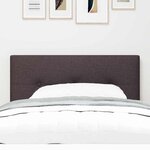 vidaXL Tête de lit Marron foncé 100 cm Cuir synthétique