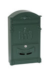 Boîte aux lettres style rétro - classique  Residencia D-2151/V  Aluminium  Vert