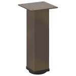 vidaXL Pieds de table basse 4 pièces Acier naturel 42-44 cm Acier