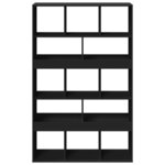 vidaXL Cloison de séparation noir 100x33x156 5 cm bois d'ingénierie