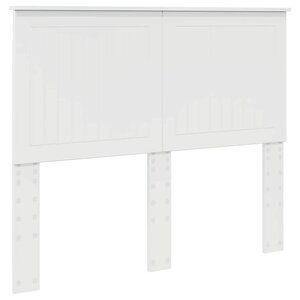 vidaXL Tête de lit Blanc Brillant 135 cm Bois d'ingénierie