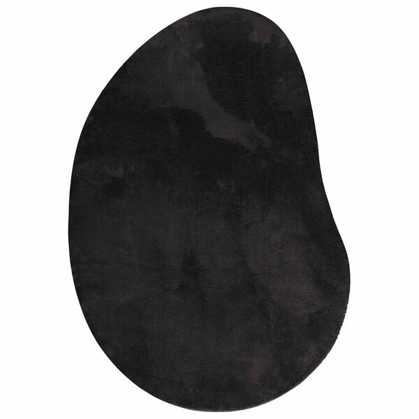 vidaXL Tapis de surface HUARTE Noir 120 x 170 cm Polyester