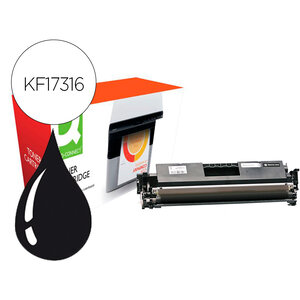 Q-connect toner laser - compatible HP CF217A - Noir - 1600p