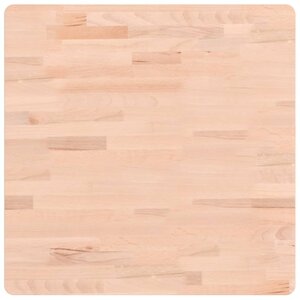 vidaXL Dessus de table 60x60x1 5 cm carré bois massif de hêtre