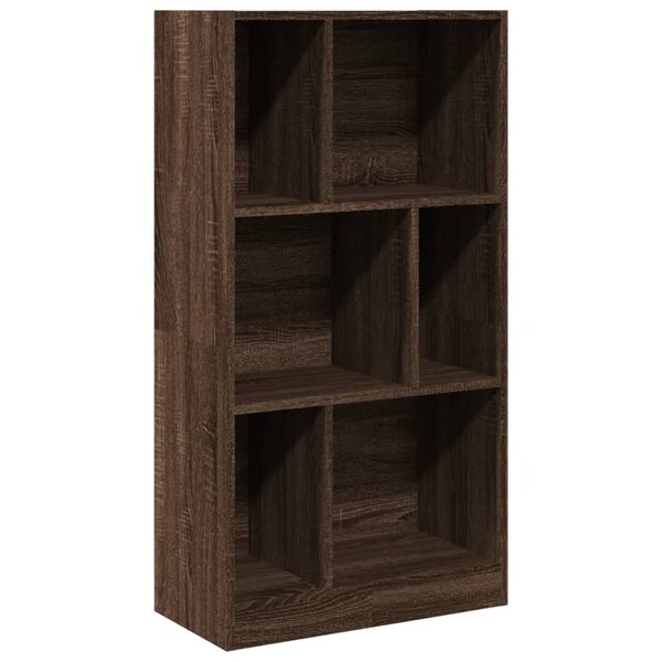 vidaXL Bibliothèque chêne marron 57x28 5x107 5 cm bois d'ingénierie