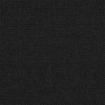 vidaXL Cadre de lit avec tête de lit rembourrée Noir 200 x 200 cm