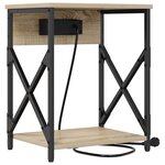 vidaXL Cabinet de chevet 2 Pièces Chêne Sonoma 41 x 31 x 51 cm