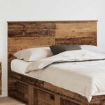 vidaXL Tête de lit Bois Ancien 140 cm Bois d'ingénierie
