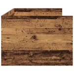 vidaXL Cadre de lit de jour avec tiroirs Bois ancien 90 x 200 cm