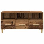 vidaXL Meuble TV Bois ancien 102 x 36 x 50 cm Bois d'ingénierie