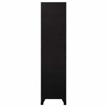 vidaXL Armoire à casiers Noir 90x40x180 cm Acier
