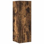 vidaXL Ensemble de meubles TV 4 Pièces Chêne fumé Bois d'ingénierie