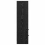 vidaXL Unité de rangement en chêne noir Chêne noir Bois d'ingénierie
