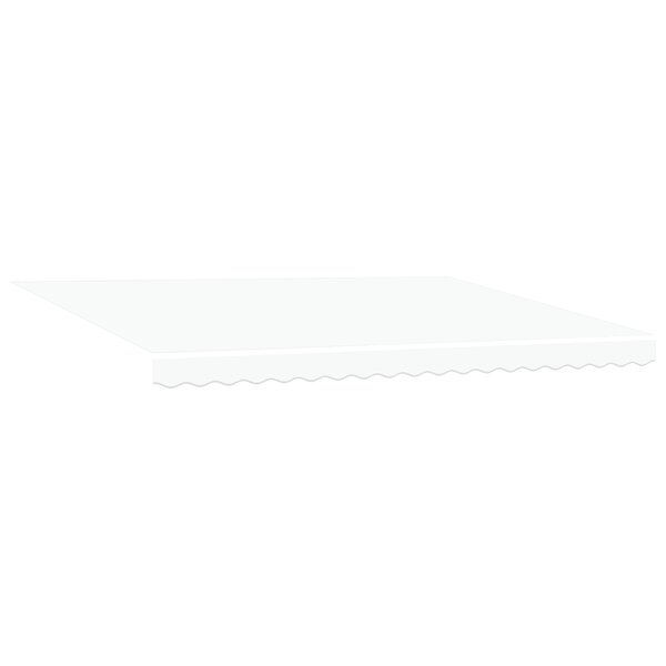 Store Manuel Rétractable vidaXL avec LED Blanc 450x300 cm