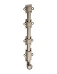 THIRARD - Verrou à plaquer pour fenêtre  à coulisse  250mm  nickel satin - THIRARD
