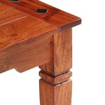 vidaXL Table basse 110 x 50 x 35 cm Bois d'acacia solide