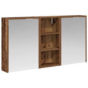 vidaXL Ensemble de Meubles de Salle de Bain 3 Pièces 116 x 16 x 62 5 cm