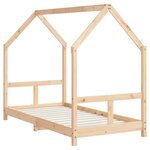 vidaXL Cadre de lit pour enfant 80x160 cm bois de pin massif