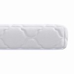 vidaXL Matelas avec Couche de Coco Blanc 120 x 60 cm Mousse PU