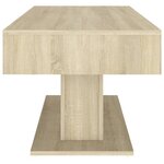 vidaXL Table basse chêne sonoma 96x50x45 cm bois d'ingénierie