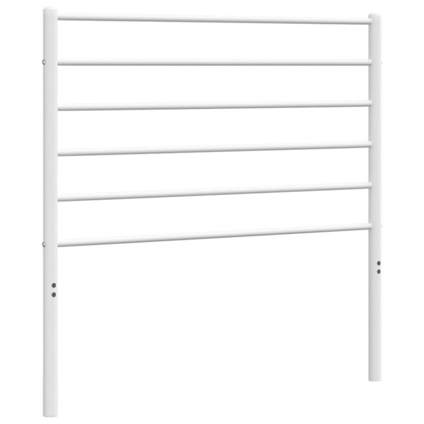 vidaXL Tête de lit de remplacement métal blanc 100 cm