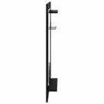 vidaXL Porte-manteau mural avec étagère Chêne noir 70 x 10 x 90 cm