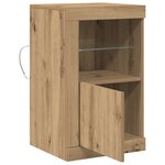 vidaXL Meuble d'appoint chêne artisanal 41 x 37 x 67 cm