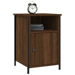 vidaXL Table de chevet chêne marron 40x42x60 cm bois d'ingénierie