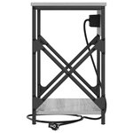 vidaXL Cabinet de chevet 2 Pièces Gris Sonoma 41 x 31 x 51 cm