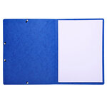 Chemise S/Rabat 4 5/10ème ELAS+ETIQ bleu x 10 EXACOMPTA